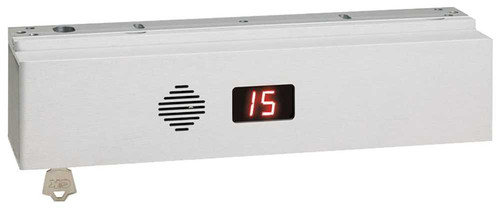 SDC 1511SNDKVBA Single ExitCheck Delayed Egress EMLock IBC IFC NFPA 101 NFPA 1-UFC UBC SBC Compliant Built in Key Switch Magnetic Bond Alert Sensor Anti-Tamper Switch Satin Aluminum Clear Anodized 1511SNDKVBA