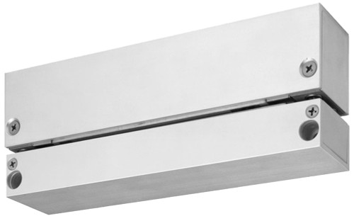 SDC 1561SV Surface Mount Hi/Shear Concealed EMLock for Push Side of the Door Satin Aluminum Clear Anodized