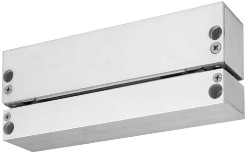 SDC 1561TJV Surface Mount Hi/Shear Concealed EMLock Top Jamb Mount for the Pull Side of the Door Satin Aluminum Clear Anodized 1561TJV