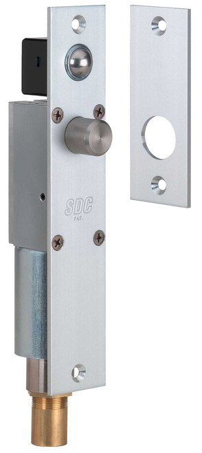 SDC 2090AHU Heavy Duty Spacesaver Mortise Bolt Lock 24 VDC Failsecure Satin Stainless Steel 2090AHU