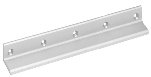 SDC AB14V Angle Bracket for 11 Single EMLock Models 2 by 1-1/2 Satin Aluminum Clear Anodized AB14V
