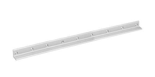 SDC AB21V Angle Bracket for 22 Double EMLock Models 1 by 1 Satin Aluminum Clear Anodized AB21V