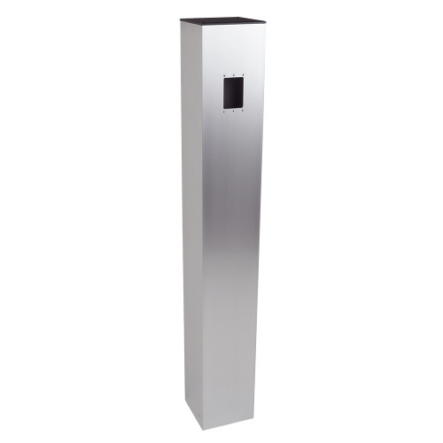 SDC BPS6-D V Bollard Post 42 Surface Mount 2-Gang Prep Aluminum Finish BPS6-D V