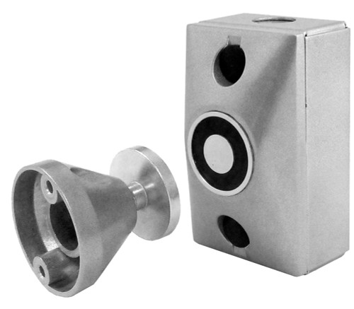 SDC EH3024120A Magnetic Door Holder and Releasing Device Surface Mount 24VAC/DC/120VAC Aluminum Painted