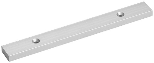 SDC FP15V Filler Plate for 11 Single EMLock Models 5/8 by 1-1/4 Satin Aluminum Clear Anodized FP15V