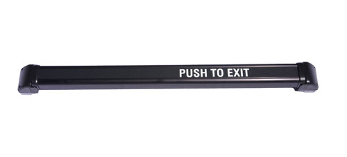 Securitron DSB-BKI Dual Sense Bar Illuminated Sign 36 In Black DSB-BKI