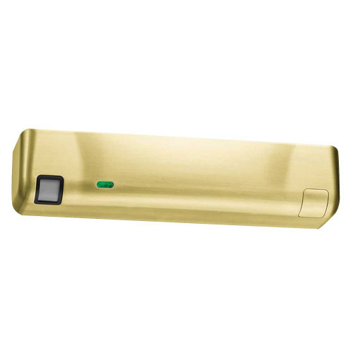 Securitron M380EBDX 606 M380E Maglock 600 lbs Holding Force 12/24 VDC Bondstat Monitor DPS Request to Exit Satin Brass M380EBDX 606