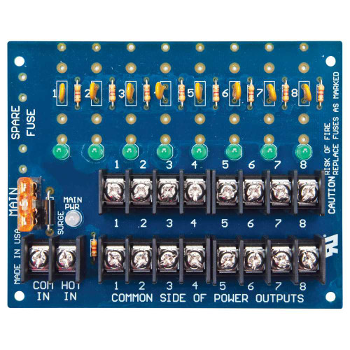 Securitron PDB-8C2 Power Distribution Board 8 PTC Outputs 193 Amps Each PDB-8C2