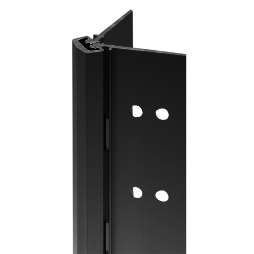 Select Hinges SL11 BK HD 95 ATW8 Grade 1 Geared Continuous Hinge Concealed Leaf 95 Heavy Duty Accessible Through-Wire Prep 8-22GA Molex Connectors Black Anodized Aluminum Finish