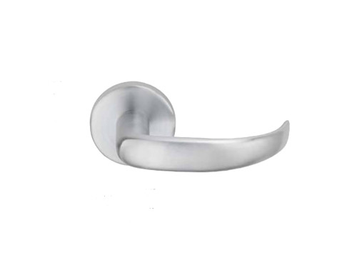 Schlage L9493EUL 17B 609 Grade 1 Fail Secure Electric Mortise Lock Less Cylinder 17 Lever B Rose Satin Brass Blackened Satin Relieved Clear Coated Finish Field Reversible