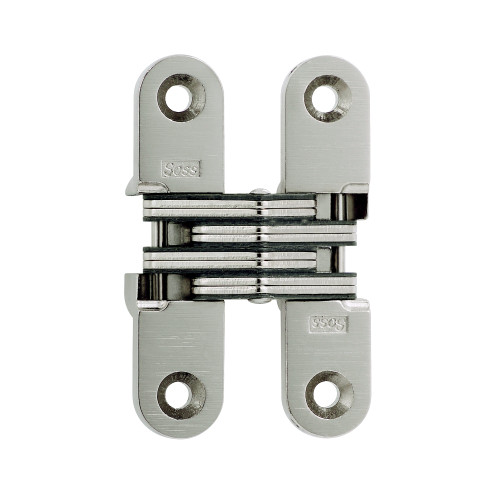 SOSS 208UNP 208 Invisible Hinge 2-3/4 UNP 208 Series 2-3/8 Invisible Hinge 1 Minimum Door Thickness Unplated