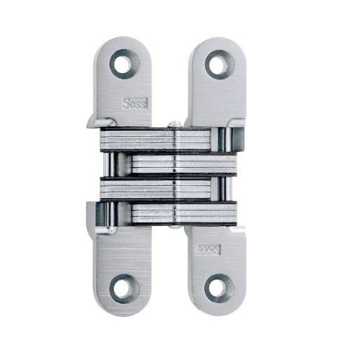 SOSS 212SSUS32D 212V Hinge 3-3/4 US32D 212 Series 3-3/4 Invisible Hinge 1-1/8 Minimum Door Thickness Satin Stainless Steel 212SSUS32D