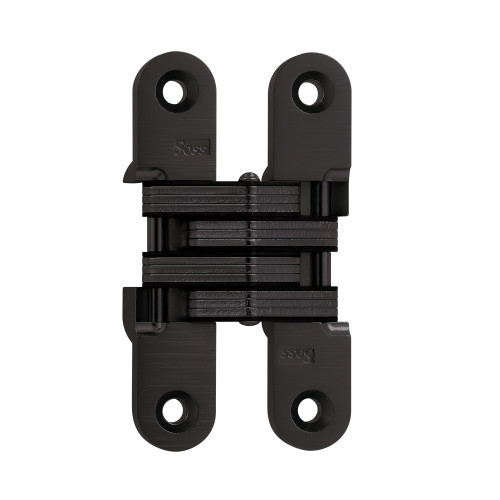 SOSS 212US10BL 212V Hinge 3-3/4 US10BL 212 Series 3-3/4 Invisible Hinge 1-1/8 Minimum Door Thickness Oil Rubbed Bronze Lacquered