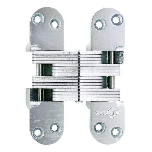 SOSS 220SSUS32 220V Hinge 5-1/2 US32 220 Series 5-1/2 Invisible Hinge 2 Minimum Door Thickness Bright Stainless Steel 220SSUS32