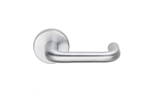 Schlage L9493ELP 03B 609 Grade 1 Fail Safe Electric Mortise Lock Conventional Cylinder 03 Lever B Rose Satin Brass Blackened Satin Relieved Clear Coated Finish Field Reversible