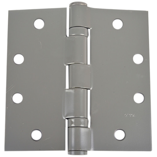 Stanley Security FBB179 5X4-1/2 P Five Knuckle Ball Bearing Architectural Hinge Steel Full Mortise Standard Weight 5 by 4-1/2 Square Corner Primed for Painting