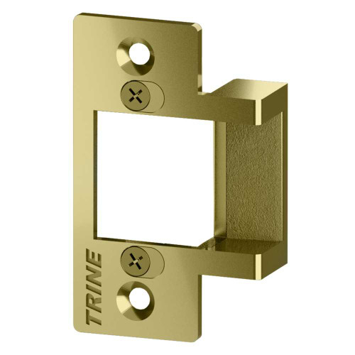 Trine 234F-3 3000 Series Faceplate 2-3/4 x 1-1/8 Bright Brass 234F-3