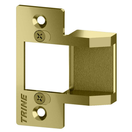 Trine 234FX-375-3 3000 Series Faceplate 2-3/4 x 1-1/8 Extended Lip Bright Brass 234FX-375-3