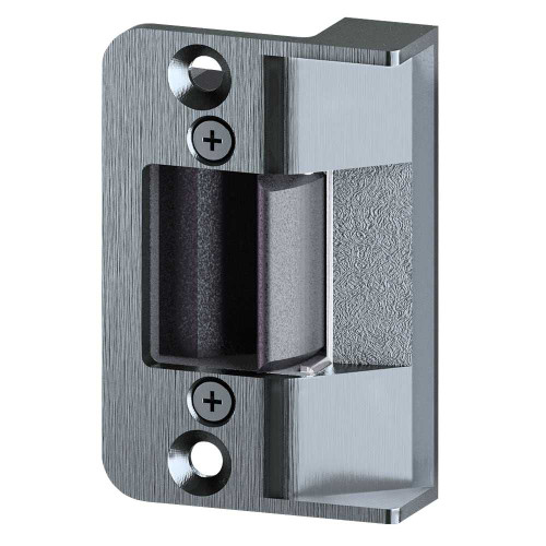 Trine 3258RS-26D 3000 Series Electric Strike 12/24VAC/DC Fail Safe2-5/8 x 1-11/16 Round Corners Satin Chrome 3258RS-26D