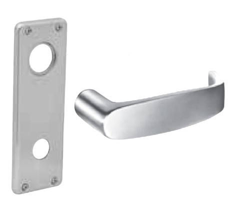 Sargent 60-8273-12V WTL 3 Grade 1 Electric Mortise Lock Electrical Fail Secure Function 12VDC/24VDC 2-3/4 In Backset L Lever WT Escutcheon Sargent LFIC Prep Less Core Field Reversible Bright Brass