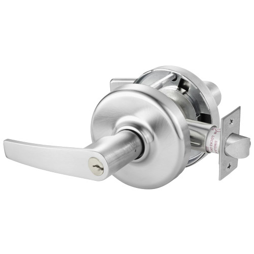 Corbin Russwin CL3551 AZD 626 Grade 1 Entrance/Office Cylindrical Lock Armstrong Lever Conventional Cylinder Satin Chrome Finish Non-handed