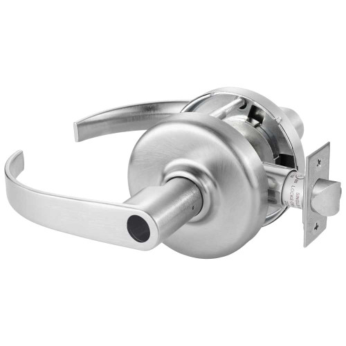 Corbin Russwin CL3582 PZD 626 LC Grade 1 Store Door Cylindrical Lock Princeton Lever Conventional Less Cylinder Satin Chrome Finish Non-handed CL3582 PZD 626 LC