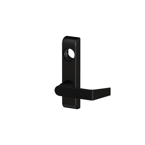 Von Duprin 360L-06 SPBLK LHR Grade 1 Lever Trim Classroom Function 06 Lever with Escutcheon Black Painted Finish Left Hand Reverse 360L-06 SPBLK LHR