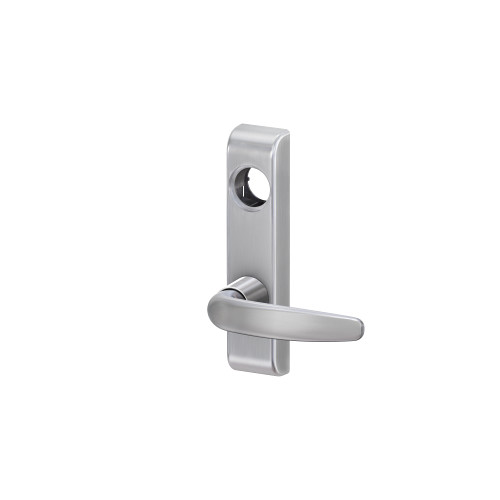Von Duprin 360L-07 26D LHR Grade 1 Lever Trim Classroom Function 07 Lever with Escutcheon Satin Chrome Finish Left Hand Reverse 360L-07 26D LHR