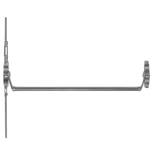 Von Duprin 5547EO 26D LHR Grade 1 Concealed Vertical Rod Metal Door Exit Bar Narrow Stile Crossbar 48 Device Exit Only Less Trim Hex Key Dogging Satin Chrome Finish Field Reversible Left Hand Reverse 5547EO 26D LHR