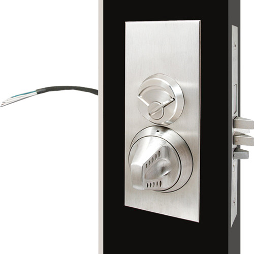 TownSteel XMRX-E-K-630-241-DC 24VDC Fail Safe Deadbolt Request-to-Exit Deadbolt with Double Cylinder Satin Stainless Steel