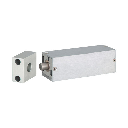 SDC 180ALIV Surface Mount Bolt Lock 12/24 VDC Failsafe Auto Relock Surface Mount Left Hand Satin Aluminum Clear Anodized 180ALIV