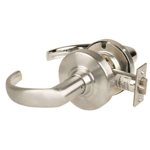 Schlage ND12DEU SPA 619 RX Grade 1 Electrified Cylindrical Lock Exit Function 12-24V DC Fail Secure 2-3/4 Backset RX Sparta Lever No Cylinder Override Satin Nickel ND12DEU SPA 619 RX