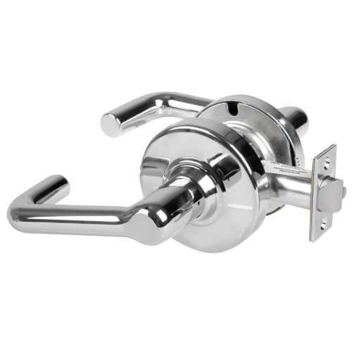 Schlage ND12DEL TLR 625 Grade 1 Electrified Cylindrical Lock Exit Function 12-24V DC Fail Safe 2-3/4 Backset Tubular Lever No Cylinder Override Bright Chrome