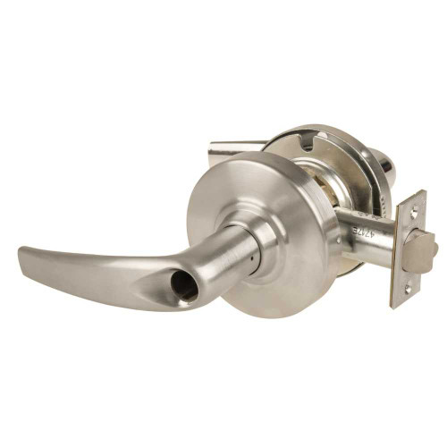 Schlage ND96LDEU ATH 619 Grade 1 Electrified Cylindrical Lock Storeroom Function with Vandlgard 12-24V DC Fail Secure 2-3/4 Backset Athens Lever Less Cylinder Satin Nickel ND96LDEU ATH 619