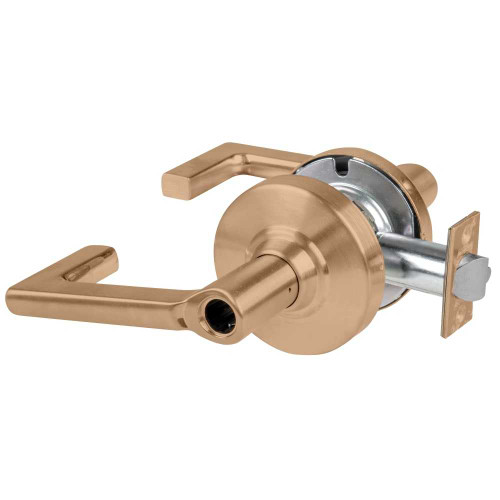 Schlage ND96LDEU LON 612 Grade 1 Electrified Cylindrical Lock Storeroom Function with Vandlgard 12-24V DC Fail Secure 2-3/4 Backset Longitude Lever Less 6-Pin Cylinder Satin Bronze ND96LDEU LON 612