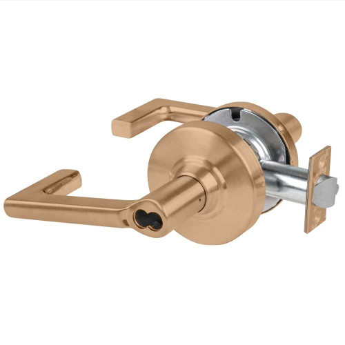 Schlage ND96JDEL LON 612 Grade 1 Electrified Cylindrical Lock Storeroom Function with Vandlgard 12-24V DC Fail Safe 2-3/4 Backset Longitude Lever Less Full Size Interchangeable Core Satin Bronze ND96JDEL LON 612