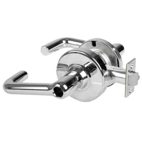 Schlage ND80LDEU TLR 625 RX Grade 1 Electrified Cylindrical Lock Storeroom Function 12-24V DC Fail Secure 2-3/4 Backset RX Tubular Lever Less Cylinder Bright Chrome ND80LDEU TLR 625 RX