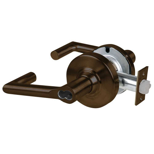 Schlage ND80JDEU BRK 613 Grade 1 Electrified Cylindrical Lock Storeroom Function 12-24V DC Fail Secure 2-3/4 Backset Boardwalk Lever Less Full Size Interchangeable Core Oil Rubbed Bronze ND80JDEU BRK 613