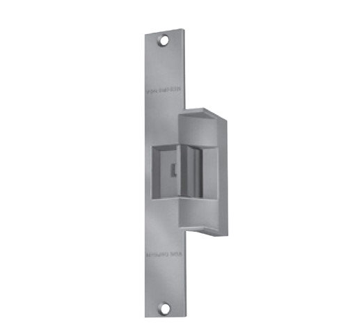 Von Duprin 6226 24V 32D FS Grade 1 Electric Strike Fail Safe Electrically Locked 24 VDC 9 x 1-3/8 Faceplate For use with Cylindrical or Mortise Locks on Double Doors Closed Back Hollow Metal or Aluminum Frame Satin Stainless Steel Finish