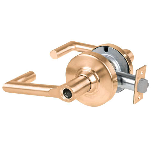 Schlage ND96LDEU BRK 612 Grade 1 Electrified Cylindrical Lock Storeroom Function with Vandlgard 12-24V DC Fail Secure 2-3/4 Backset Boardwalk Lever Less 6-Pin Cylinder Satin Bronze ND96LDEU BRK 612