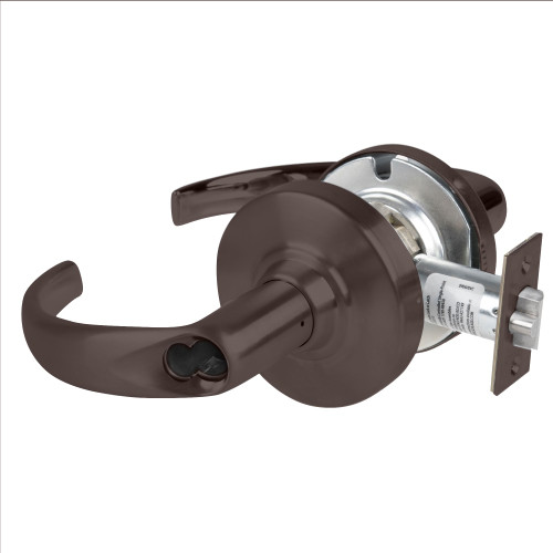 Schlage ND96JDEU SPA 613 RX Grade 1 Electrified Cylindrical Lock Storeroom Function with Vandlgard 12-24V DC Fail Secure 2-3/4 Backset RX Sparta Lever LFIC Prep Oil Rubbed Bronze