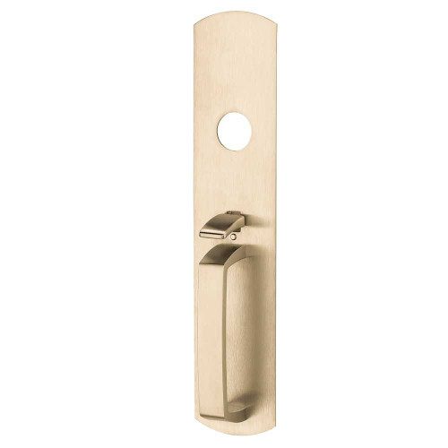 Von Duprin 880TP-V US4 Grade 1 Thumbpiece Pull Trim Classroom Function Vertical Rod Prep Satin Brass Finish Non-Handed 880TP-V US4
