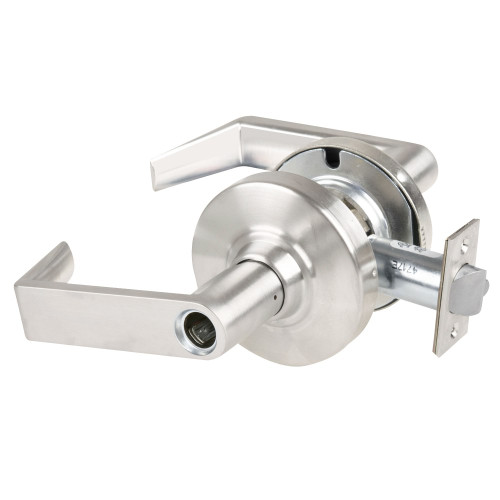 Schlage ND80LDEU RHO 619 Grade 1 Electrified Cylindrical Lock Storeroom Function 12-24V DC Fail Secure 2-3/4 Backset Rhodes Lever Less Cylinder Satin Nickel