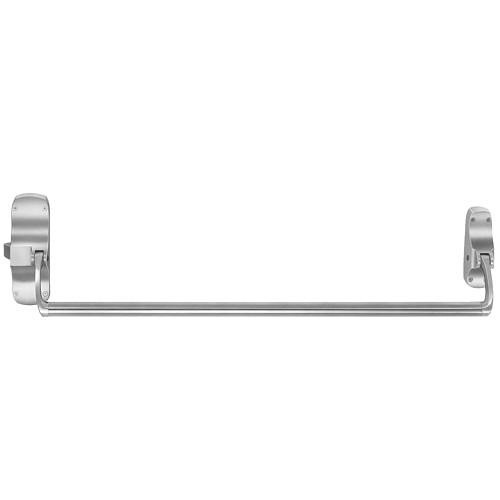 Von Duprin 88EO 26D Grade 1 Rim Exit Bar Wide Stile Crossbar 48 Device Exit Only Less Trim Hex Key Dogging Satin Chrome Finish Field Reversible