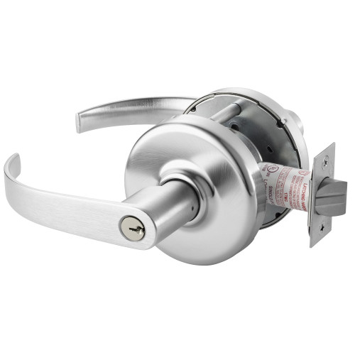 Corbin Russwin CL3352 PZD 626 Grade 1 Classroom Intruder Cylindrical Lock Princeton Lever Conventional Cylinder Satin Chrome Finish Non-handed