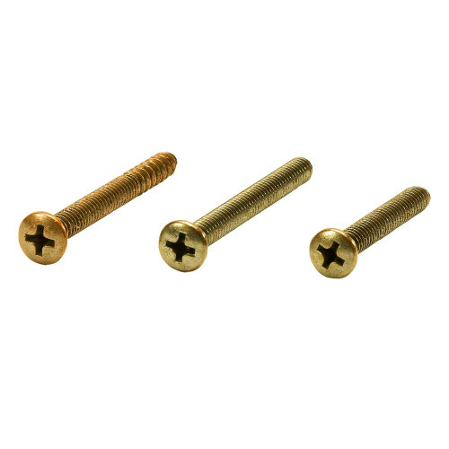 Von Duprin 900503 US4 88 Center Case or End Case Mounting Package Combination Screws Metal Screws Satin Brass Finish 900503 US4
