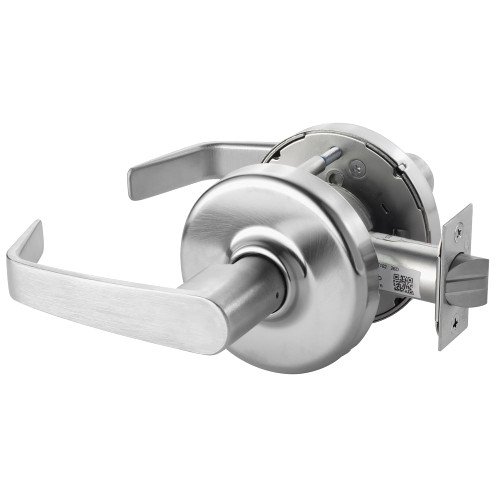 Corbin Russwin CL3340NT NZD 626 Grade 1 Exit Cylindrical Lock Newport Lever Non-Keyed Satin Chrome Finish Non-handed