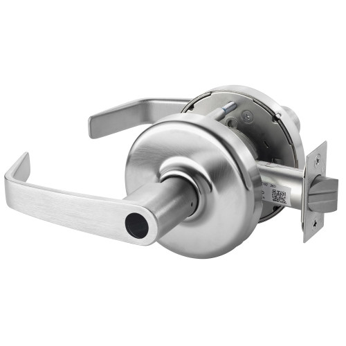 Corbin Russwin CL3393 NZD 626 LC Grade 1 Service Station Cylindrical Lock Newport Lever Conventional Less Cylinder Satin Chrome Finish Non-handed