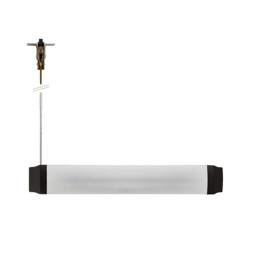 Von Duprin 9447EO-F US28 LBR Inpacted Exit Device Exit Only No Trim Satin Aluminum Clear Anodized 9447EO-F US28 LBR