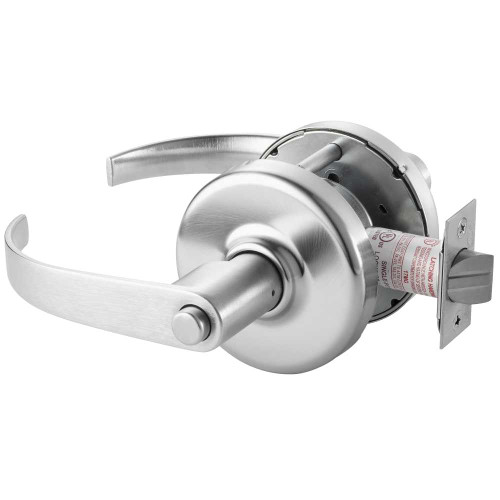 Corbin Russwin CL3320H PZD 626 Grade 1 Hospital Privacy Cylindrical Lock Princeton Lever Non-Keyed Satin Chrome Finish Non-handed CL3320H PZD 626